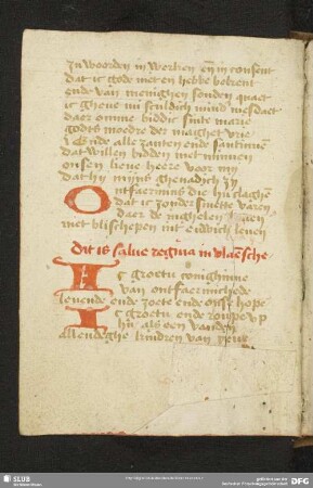 12v-13r: Marienantiphon: Salve regina misericordiae, nl.