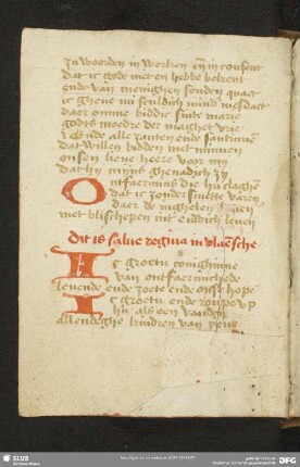 12v-13r: Marienantiphon: Salve regina misericordiae, nl.
