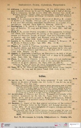 Indien (Nr. 594 - 618)