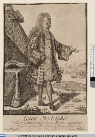 Louis Rodolphe [Ludwig Rudolf Herzog zu Braunschweig-Lüneburg]