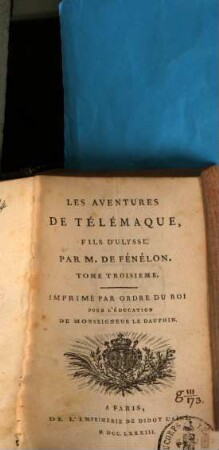 Les Aventures De Télémaque, Fils D'Ulysse. 3