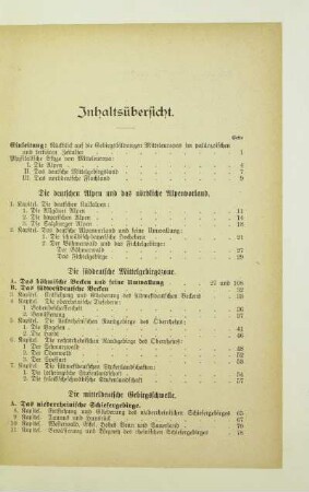 Inhaltsübersicht