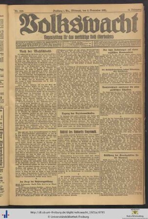 Nr. 255-279 (November 1921)