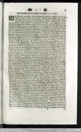 N.3. Der Dritte Reichs-Lehen-Brieff de Anno 1456