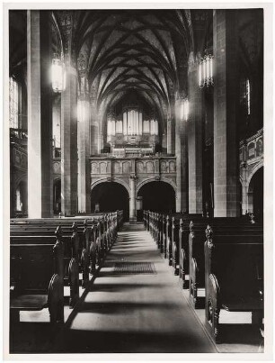 Thomaskirche, Leipzig Bachgruft: Orgel