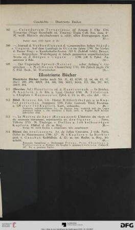 Illustrierte Bücher (Nr. 511-629)