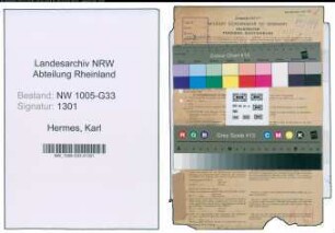 Entnazifizierung Karl Hermes , geb. 25.06.1880 (Werkmeister)