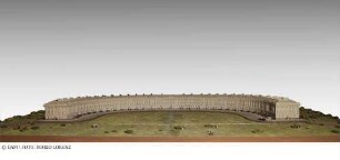 Stadterweiterung Bath, Royal Crescent - Dauerausstellung: Von der Urhütte zum Wolkenkratzer, Diorama