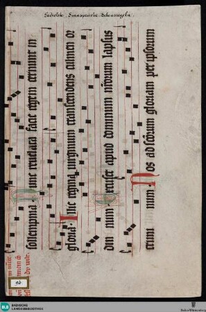 Sammelhandschrift - Cod. Donaueschingen 94