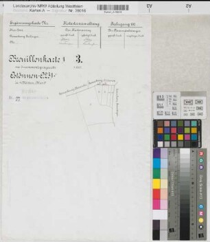 Ostönnen (Soest), Zusammenlegung Ostönnen, Brouillonkarte 1 Gerlingen Flur 3