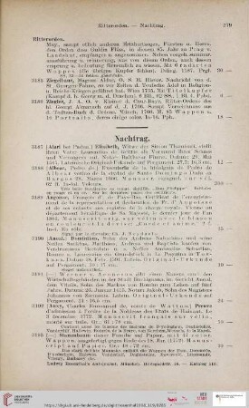 Nachtrag (Nr. 3187 - 3323)