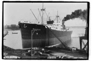 Baldur (1929), Frachtschiff, Seereederei "Frigga" AG, Hamburg, Bau-Nr. 414