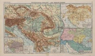 Österreich-Ungarn - Die Donauländer, I. Politische Übersicht, II. Bevölkerungsdichte, III. Völker