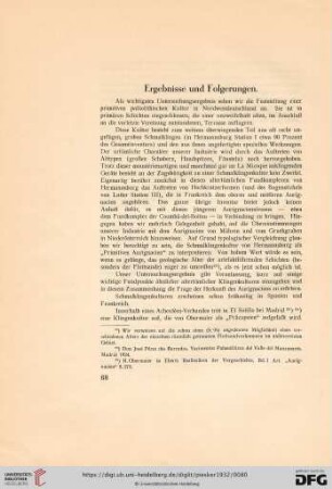 Ergebnisse und Folgerungen