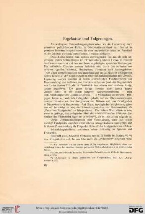 Ergebnisse und Folgerungen