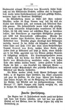 Zweite Fortsetzung.