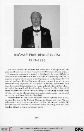 38: Ingvar Erik Bergström 1913-1996