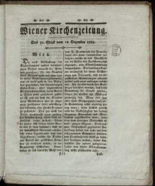 Das 51. Stück vom 18. Dezember 1789.