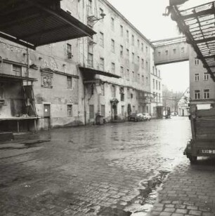 Dresden-Plauen, Altplauen 15-21. Ehem. Bienertmühle (2. H. 19. Jh., um 1910)
