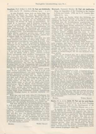 8-9 [Rezension] Muntz, W. S., Rome, St. Paul and the early Church