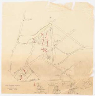 Siedlungsplan Fischtalgrund, Berlin-Zehlendorf: Grundplan 1:8000