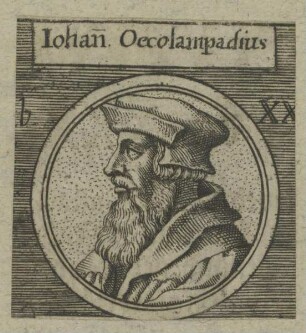 Bildnis des Iohannes Oecolampadius