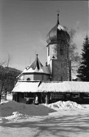Hinterzarten: Kirche; vom "Adler" aus