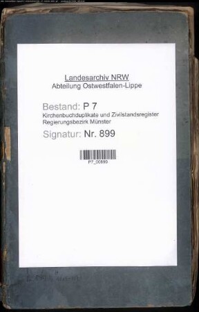 Kirchenbuchduplikat der katholischen Gemeinde Borken (H 1815-1841). (Gemeinde: Borken, katholische Gemeinde)