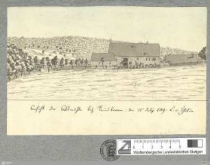 Ansicht der Altmühle bey Reinsbronn : den 31. July 1819