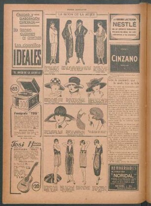 La moda de la mujer [Dibujos]