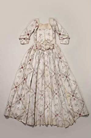 Manteau eines zweiteiligen Frauenkleides (Robe à l'Anglaise en fourreau)