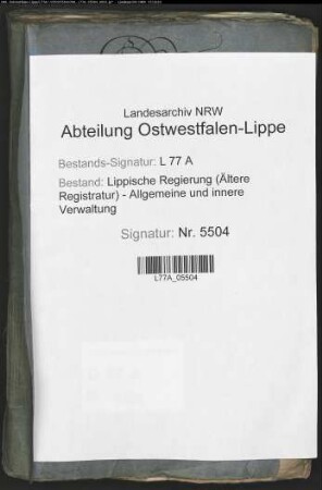 Armenwesen im Kirchspiel Oerlinghausen