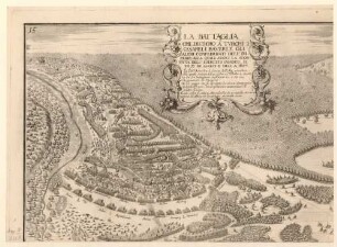 La Battaglia Che Diedero À Turchi I Cesarei, I Baveri, E Gli Altri Confederati Dell' Imperio, Alla Quale Seguì La Sconfitta Dell' Esercito Inimico, Il Di 12 Di Agosto Dell' A. 1687 : [gewidmet] Massimiliano Emmanuele