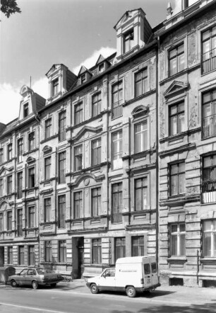 Görlitz-Altstadt, Bahnhofstraße 14. Wohnhaus (E. 19. Jh.). Straßenansicht