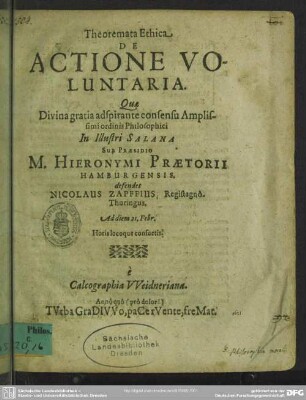 Theoremata ethica de actione voluntaria