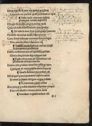 Publii Ovidii Nasonis versus selecti