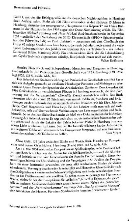Gille, Klaus :: 125 Jahre zwischen Wachs und Wirklichkeit, Hamburgs Panoptikum und seine Geschichte : Hamburg, Frark, 2004