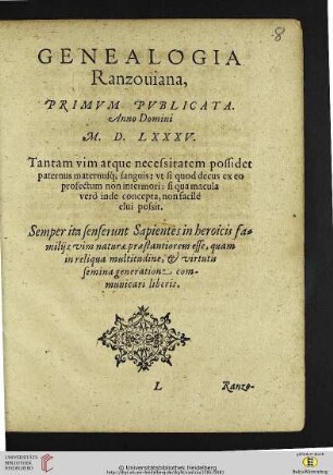 Genealogia Ranzouiana