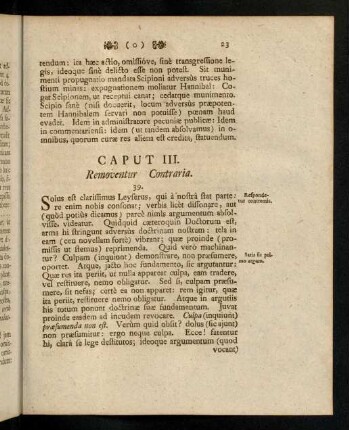 23-28, Caput III (39 - 45)