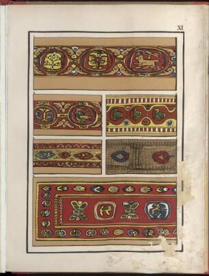 [Tafel XI. - Spät-Byzantinische Seidenwirkereien]
