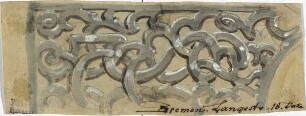 Gebäude in der Langestr. 18 zu Bremen, Hallendecke