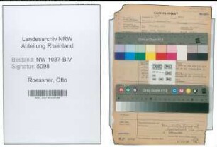 Entnazifizierung Otto Roessner , geb. 31.03.1903 (Justizassistent)