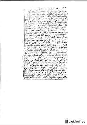 6: Brief von Heinrich Christian Boie an Johann Wilhelm Ludwig Gleim
