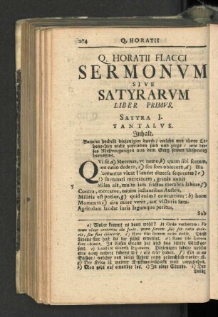 Sermonvm sive Satyrarvm