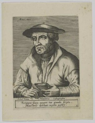 Bildnis des Sebastianus Munsterus