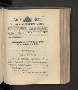 No. 243, 26. September 1917