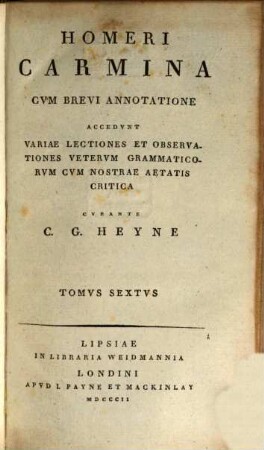 Variae lectiones et observationes in Iliadem. 2,1, Lib. X - XIV