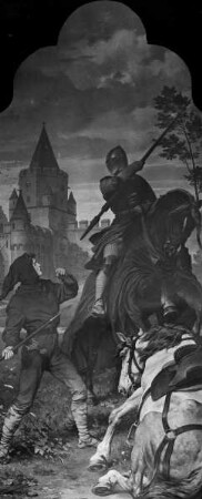 Parzival: Darstellung: Parzivals Kampf mit dem roten Ritter