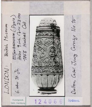 London, British Museum: Elfenbeinvase