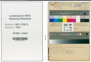 Entnazifizierung Josef Grotke , geb. 15.09.1901 (Buchhalter)